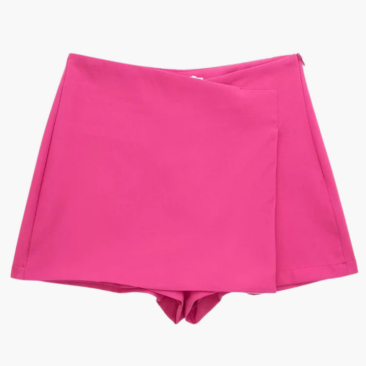 Women’s High-Waisted Skort with Built-In Shorts