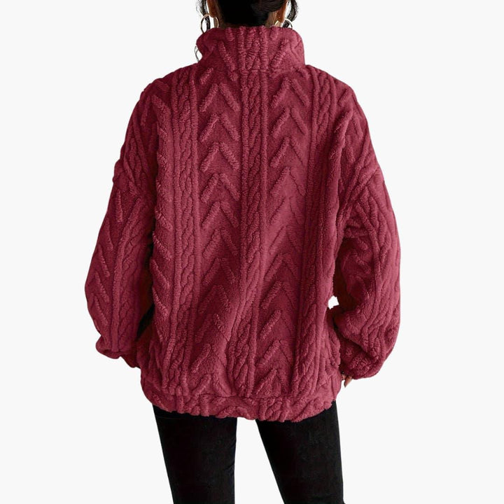 Cable-Knit Fleece Pullover - Women&