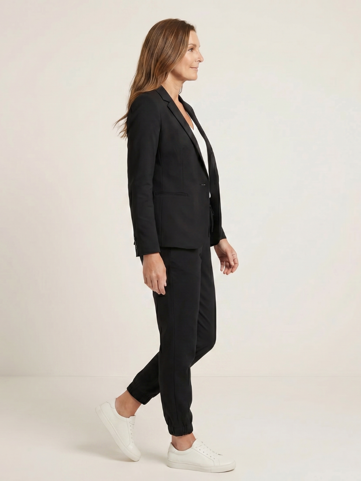 Ines | Notch Collar Relaxed Tailored Suit
