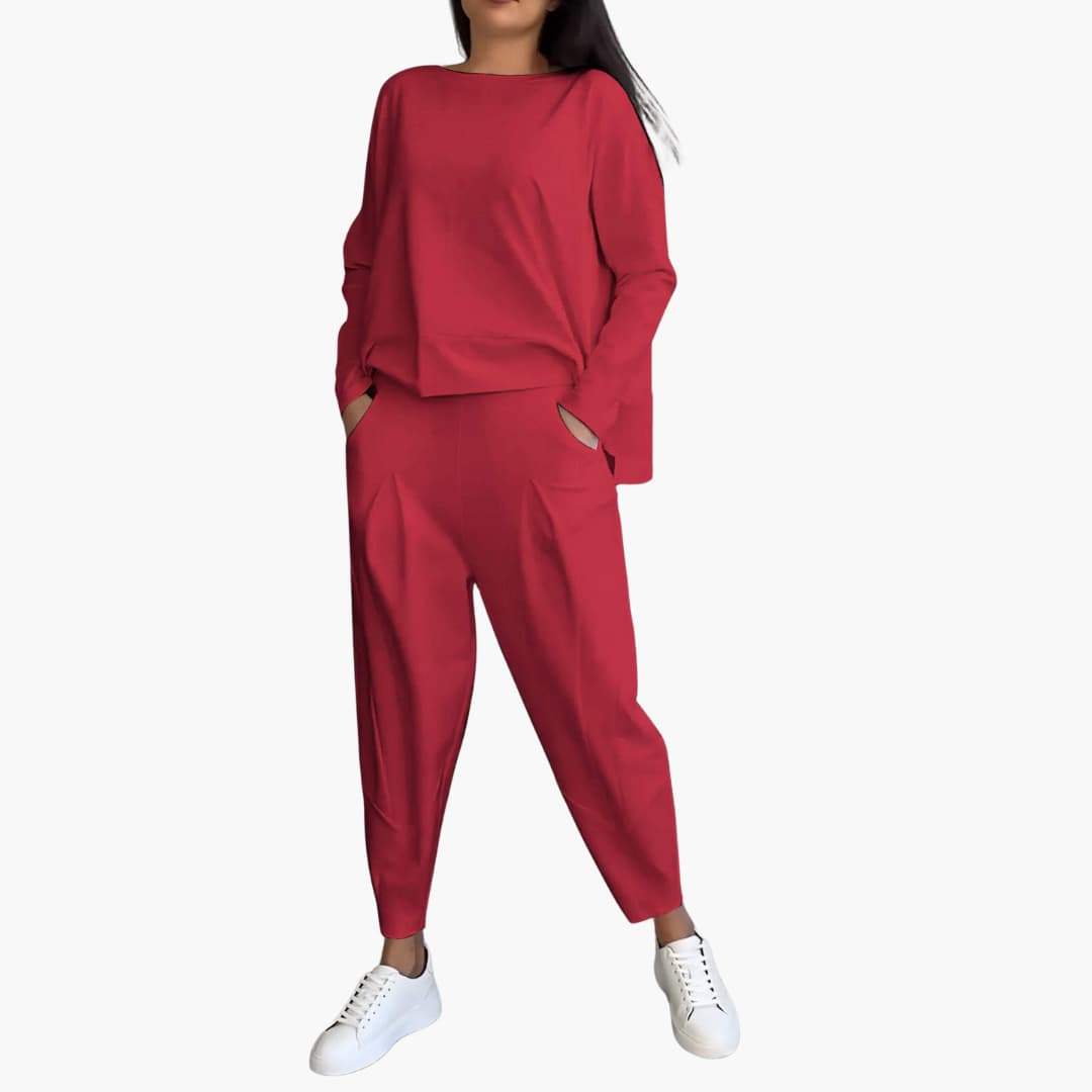 Women’s Two-Piece Set with Relaxed Fit