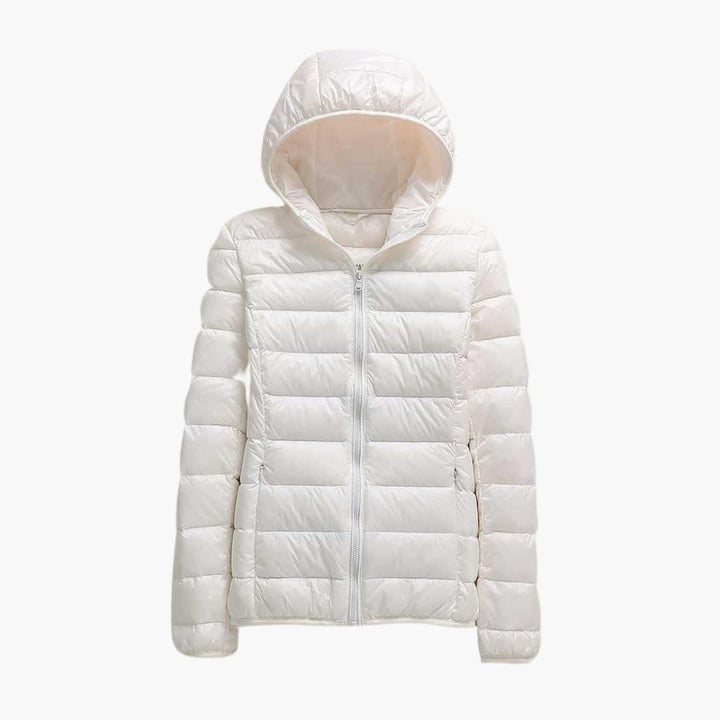 Isabella | Women’s Down Jacket with Hood -  Made By Riley