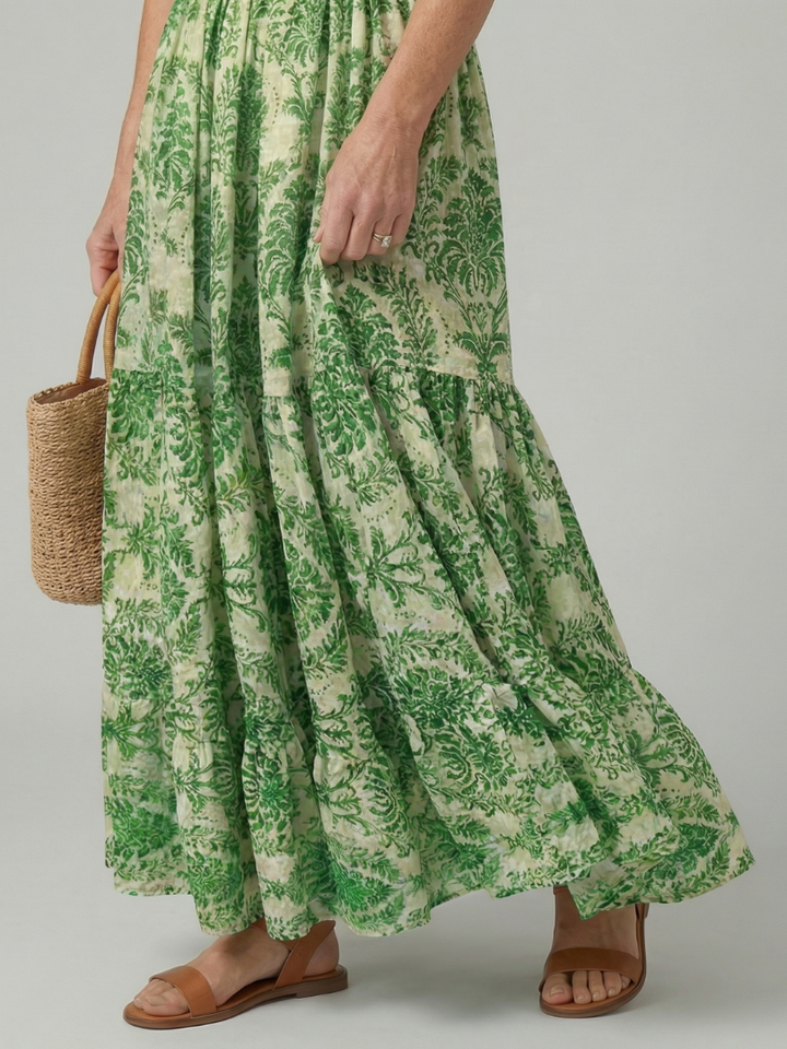 Melior | Printed Flow Maxi Dress