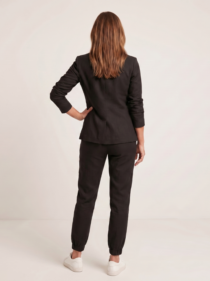 Ines | Notch Collar Relaxed Tailored Suit