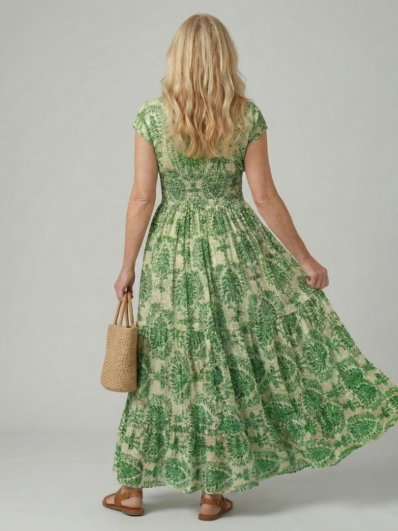 Melior | Printed Flow Maxi Dress