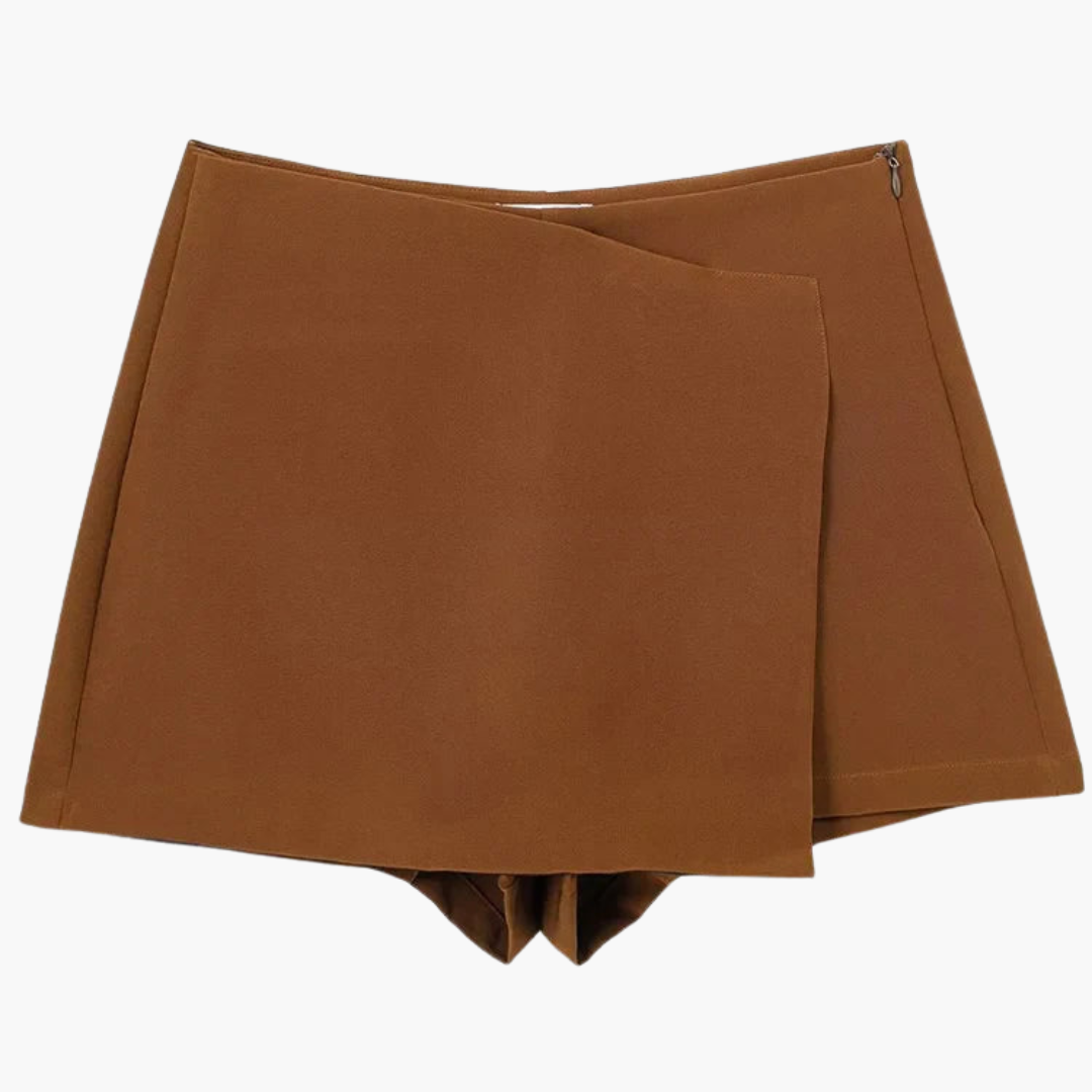 Women’s Skort with Pleats and Built-In Shorts