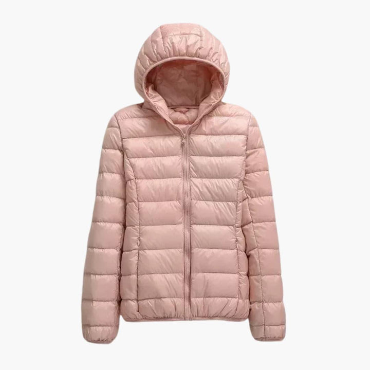 Isabella | Women’s Down Jacket with Hood -  Made By Riley