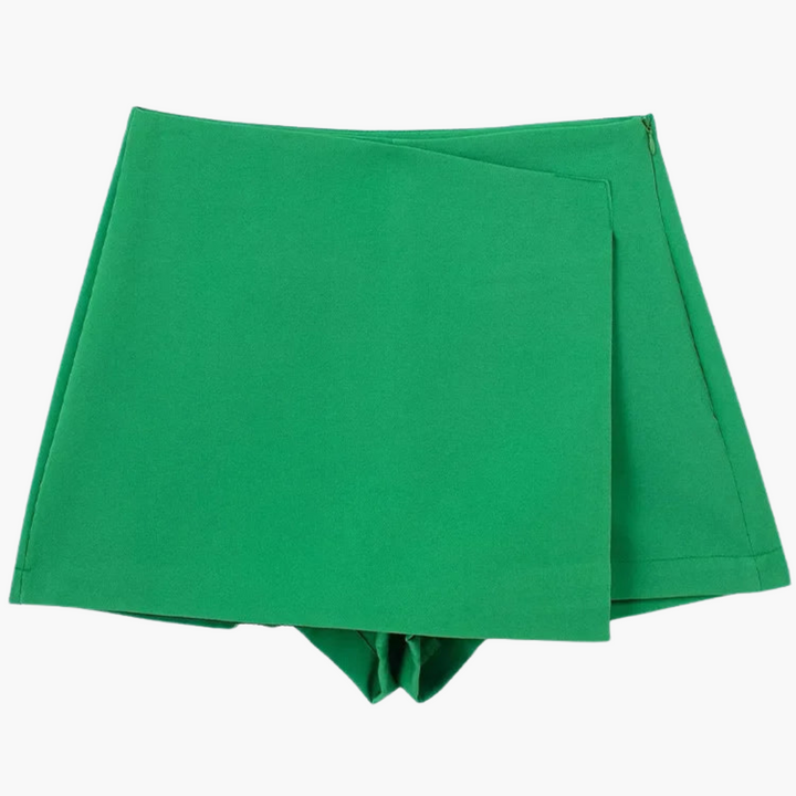 Women’s Skort with Pleats and Built-In Shorts