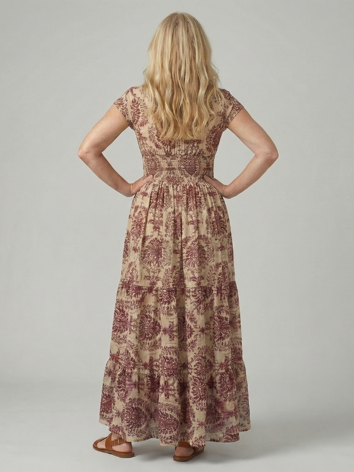 Melior | Printed Flow Maxi Dress