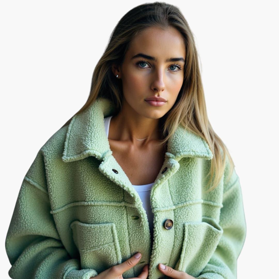 Women’s Longline Coat with Shaped Silhouette and Inner Lining