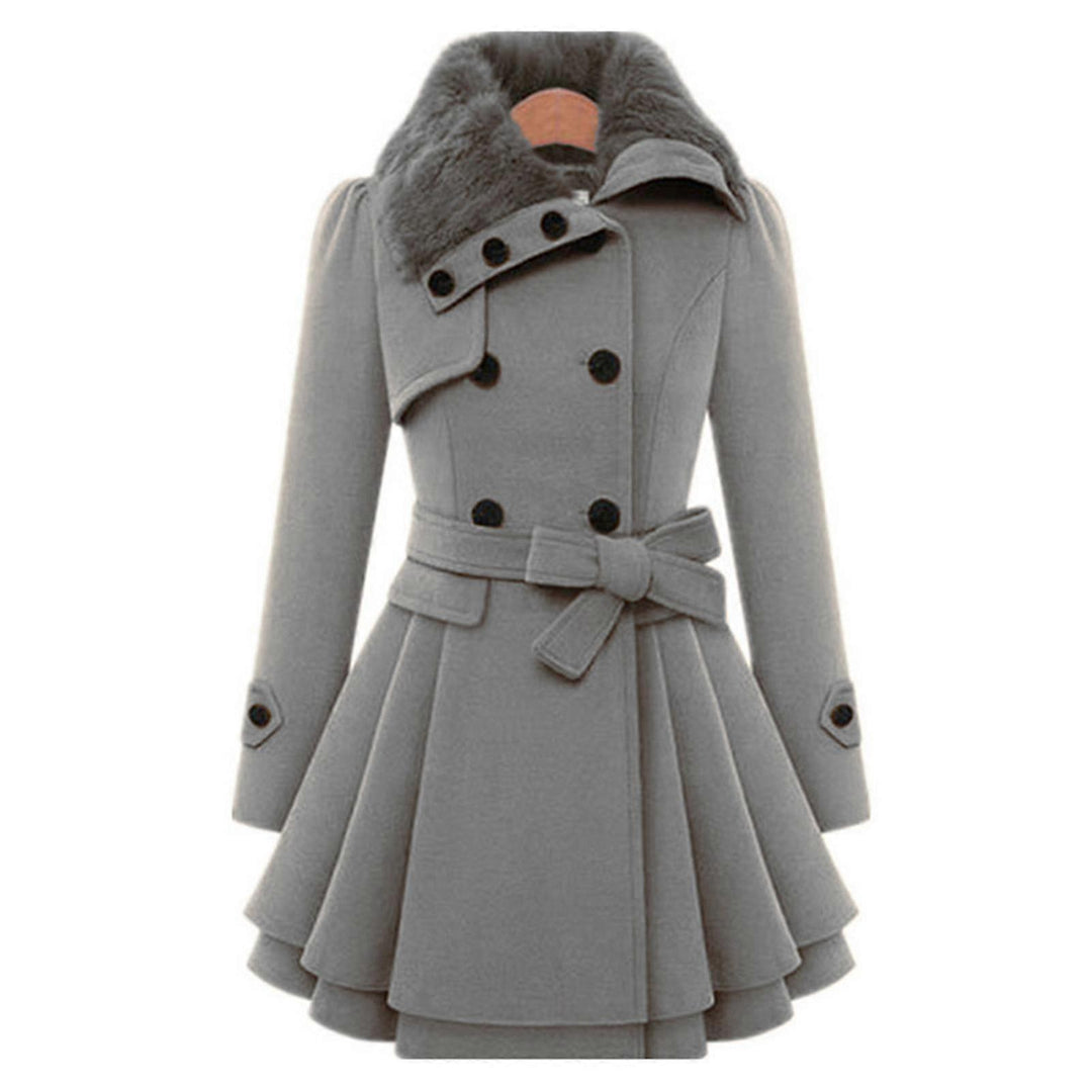 Women’s Trench Coat with Belted Waist