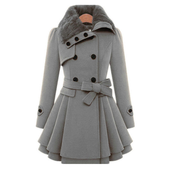 Women’s Trench Coat with Belted Waist