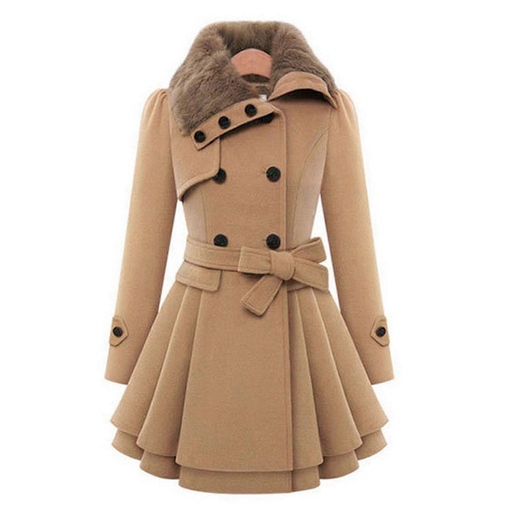 Women’s Trench Coat with Belted Waist