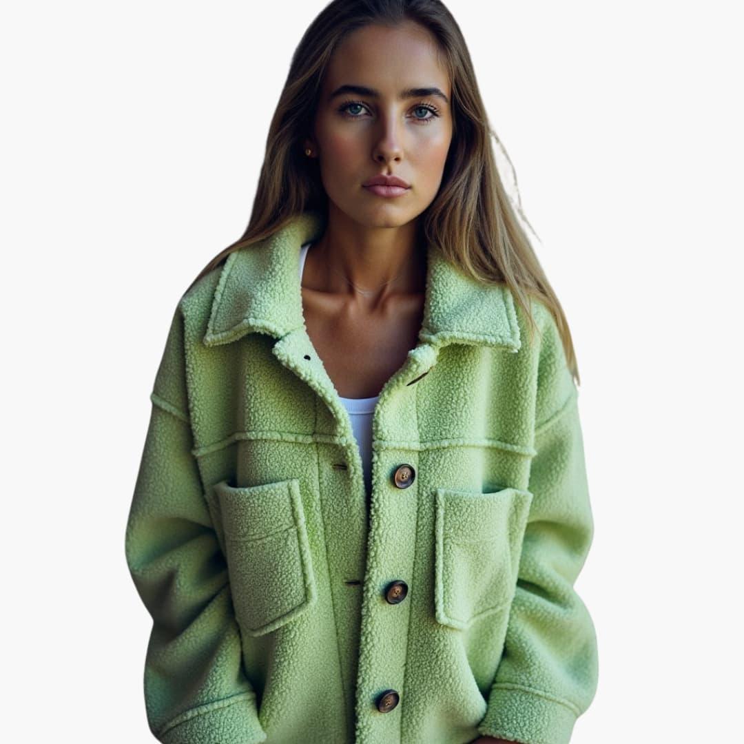 Women’s Longline Coat with Shaped Silhouette and Inner Lining
