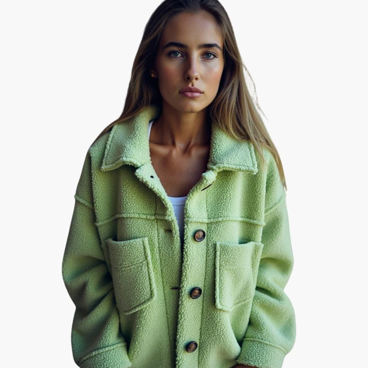 Women’s Longline Coat with Shaped Silhouette and Inner Lining