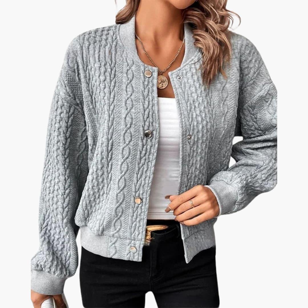 Women’s Lightweight Jacket with Long Sleeves and Regular Fit