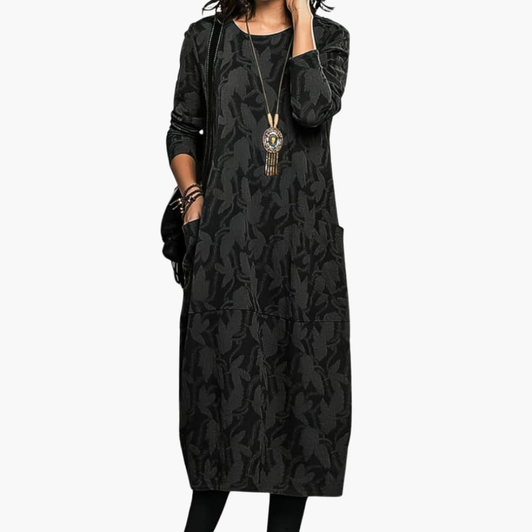 Casual Long Sleeve Winter Dress – Stylish &amp; Warm for Women -  Made By Riley