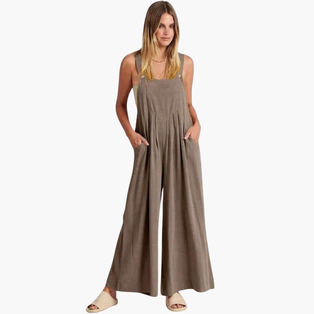 Women’s Relaxed Jumpsuit with Side Pockets