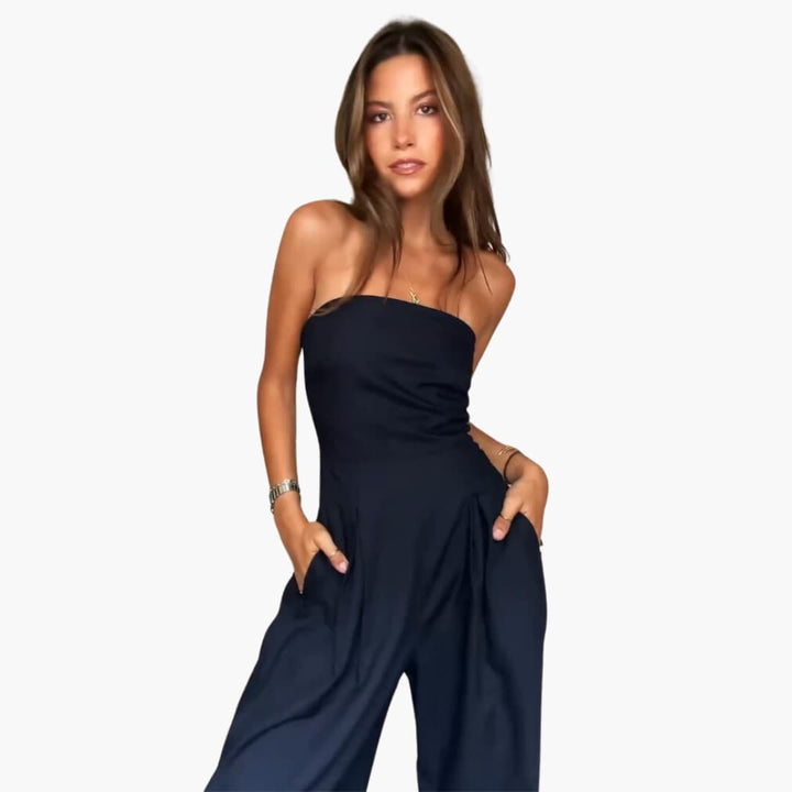 Women’s One-Piece Jumpsuit with Waist Definition