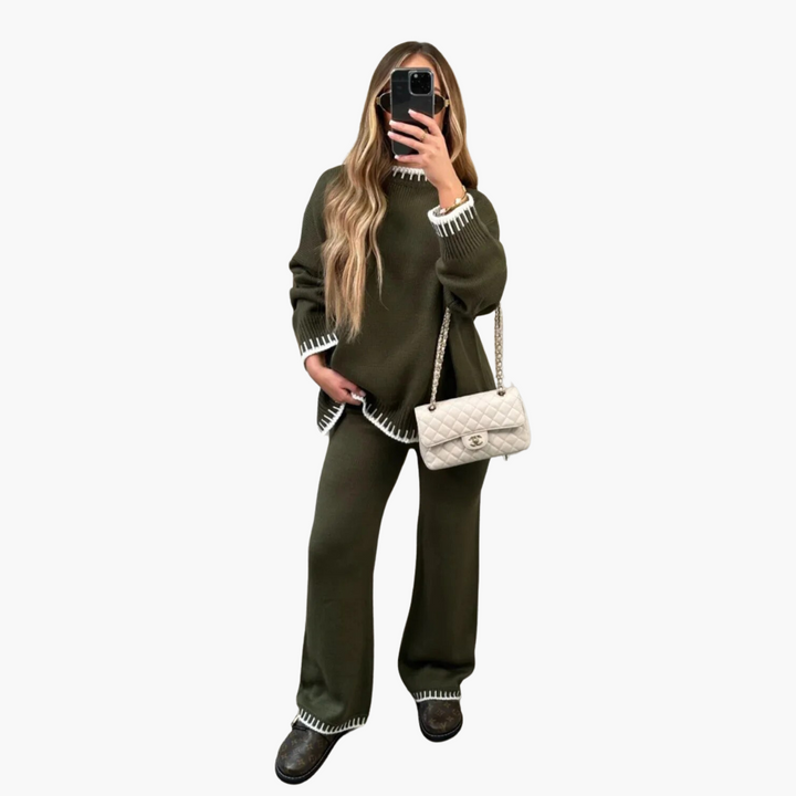 Women’s Knit Two-Piece Lounge Set