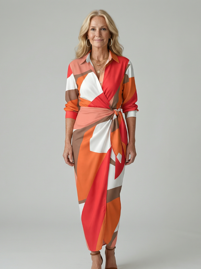 Islen | Smooth Form Midi Dress
