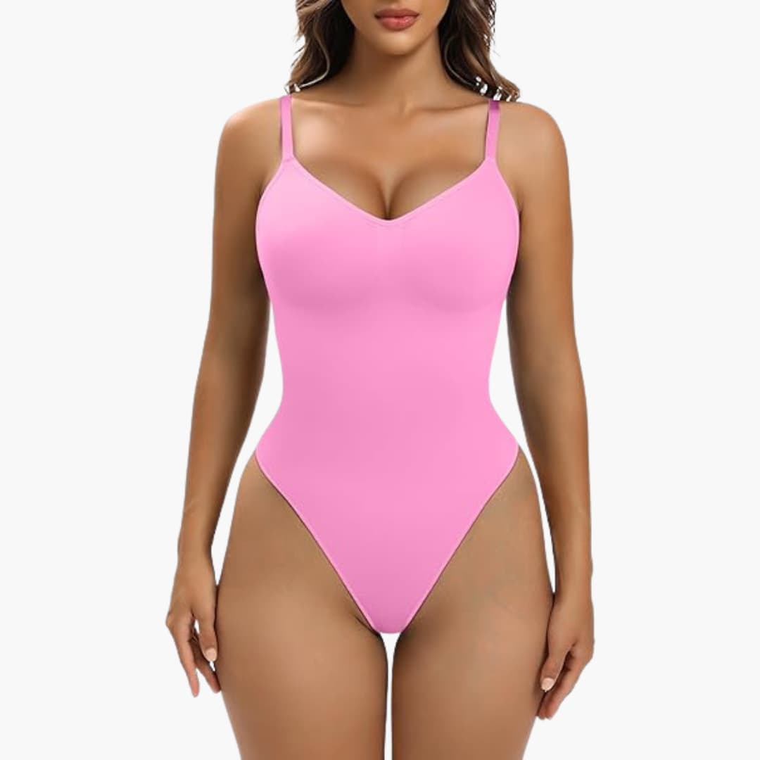 Women’s Bodysuit Shapewear with Tummy Control and Seamless Design