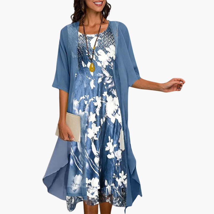 Women’s Dress with Elasticated Waist and Relaxed Fit