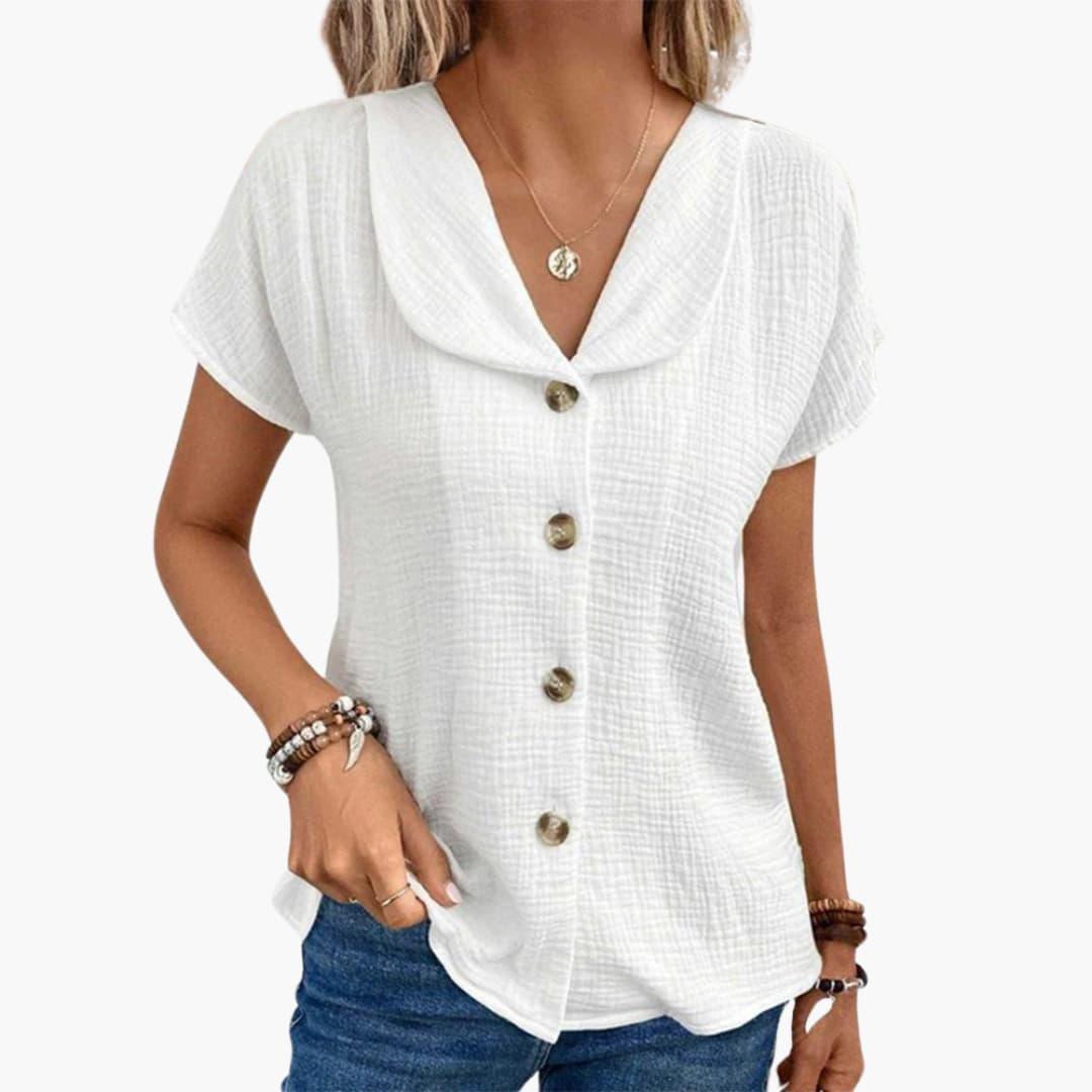 Women’s Ribbed Knit Top with Long Sleeves and Pullover Style