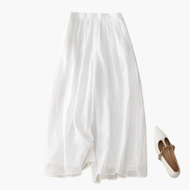 Women’s Wide-Leg Pants with Elasticated Waistband