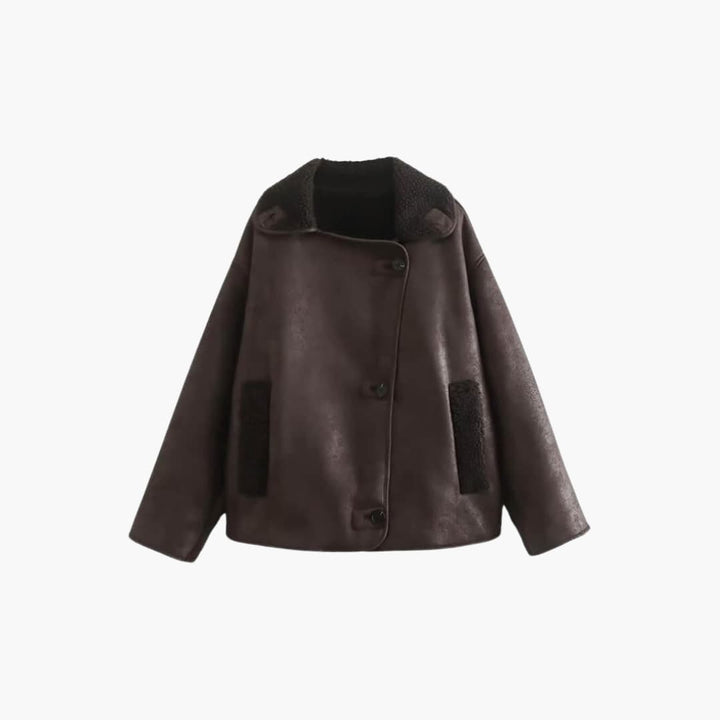 Women’s Shearling Jacket with Lined Interior