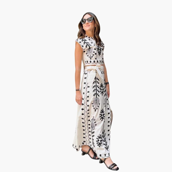 Boho Floral Midi Dress - Lightweight Summer Dress for Women -  Made By Riley