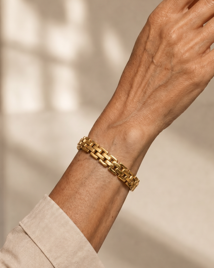 Vios | Double Row Link Chain Bracelet
