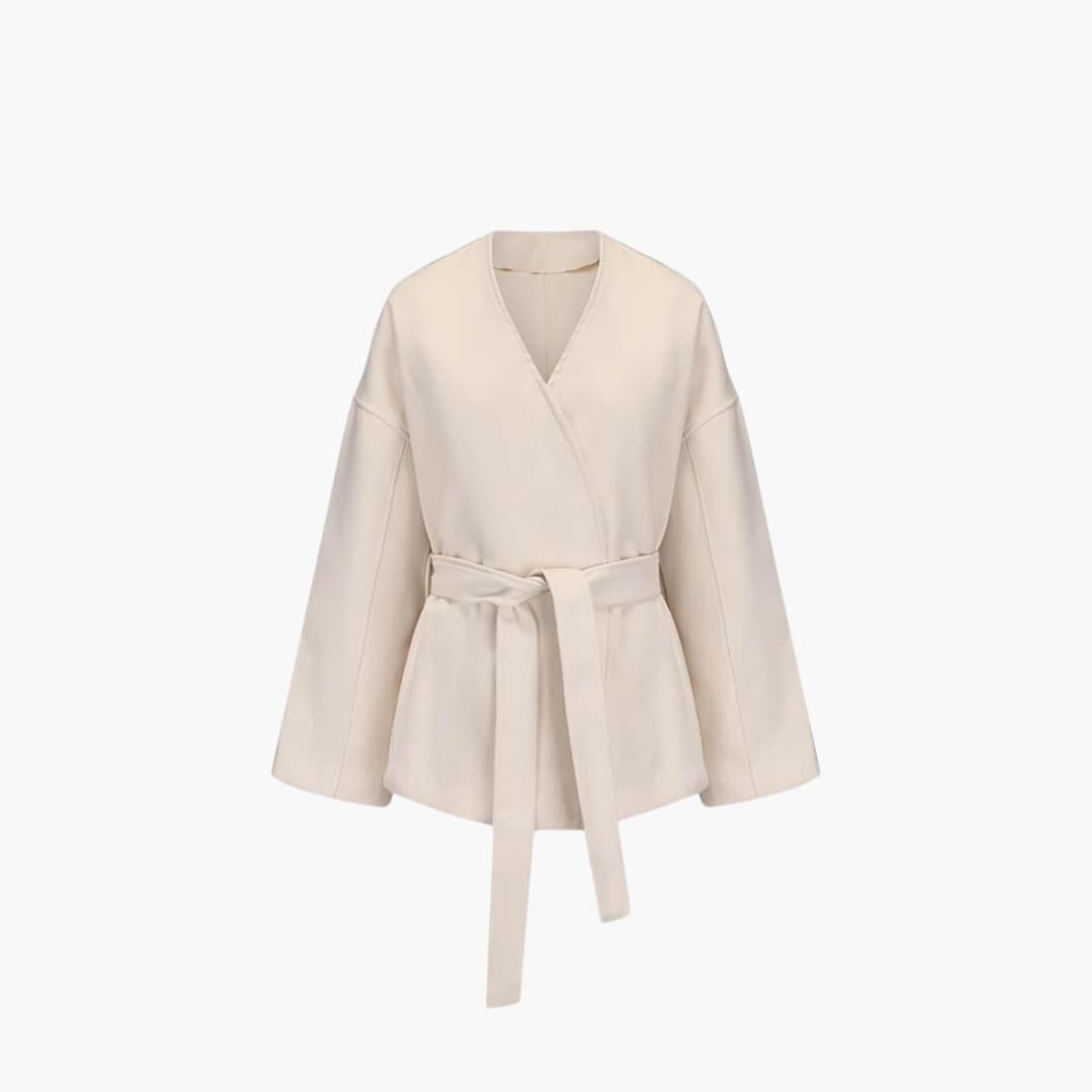 Belted Kimono Jacket – Women's Long Sleeve Wrap Coat -  Made By Riley