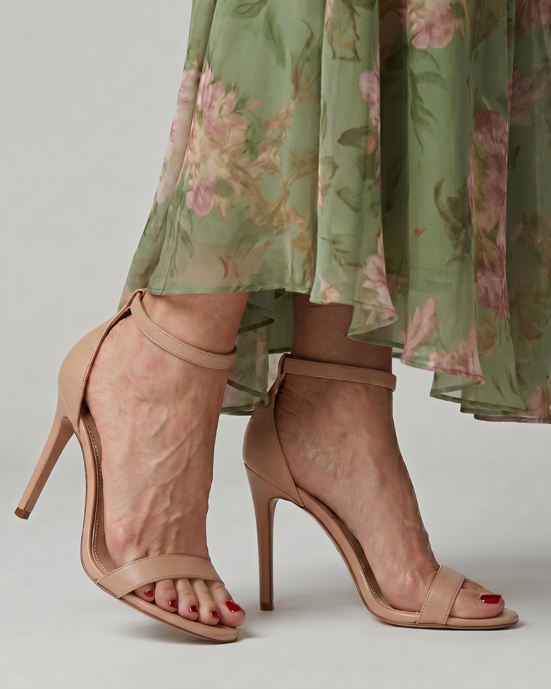 Oriana | Strappy Open Toe Stiletto Sandals