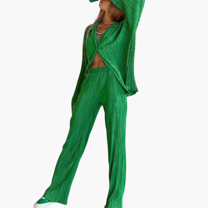 Women’s Co-Ord Set with Pleats
