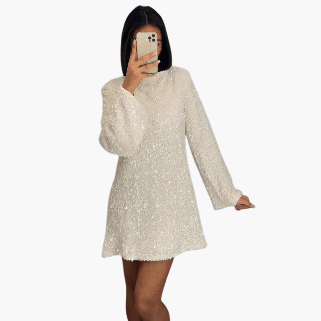 Women’s Mini Dress with Bow-Back Detail