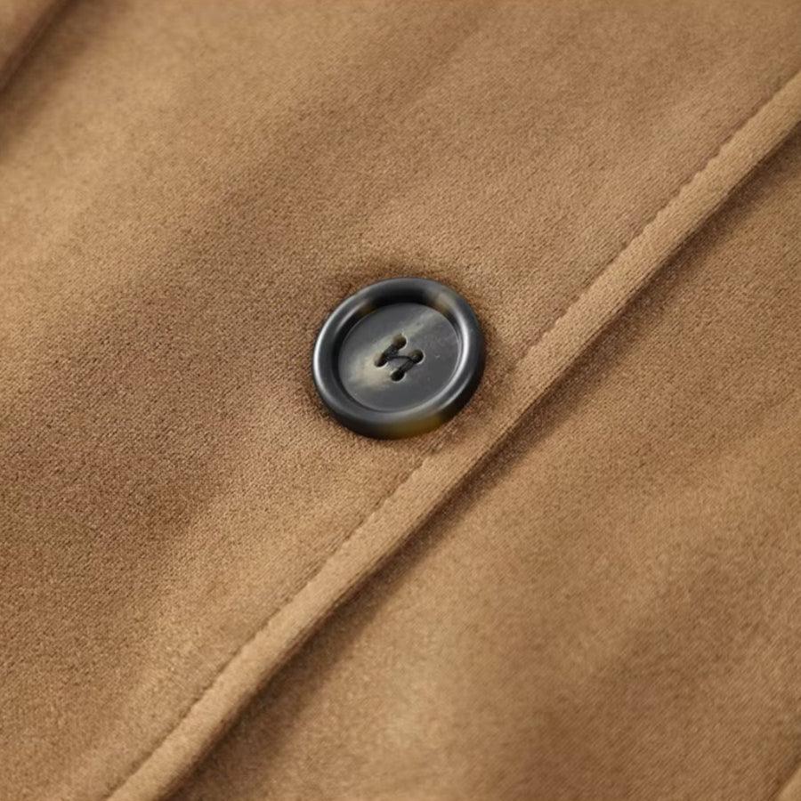 Women’s Blazer with Button Front and Oversized Fit