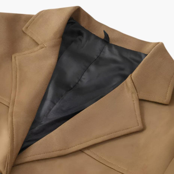 Women’s Blazer with Button Front and Oversized Fit
