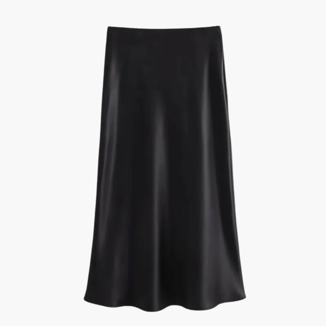 Women’s Midi Skirt with High Waist
