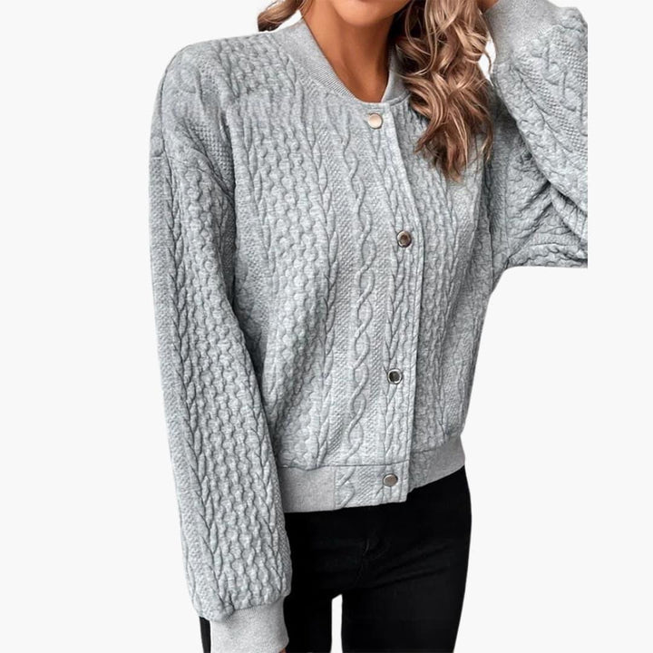Women’s Lightweight Jacket with Long Sleeves and Regular Fit