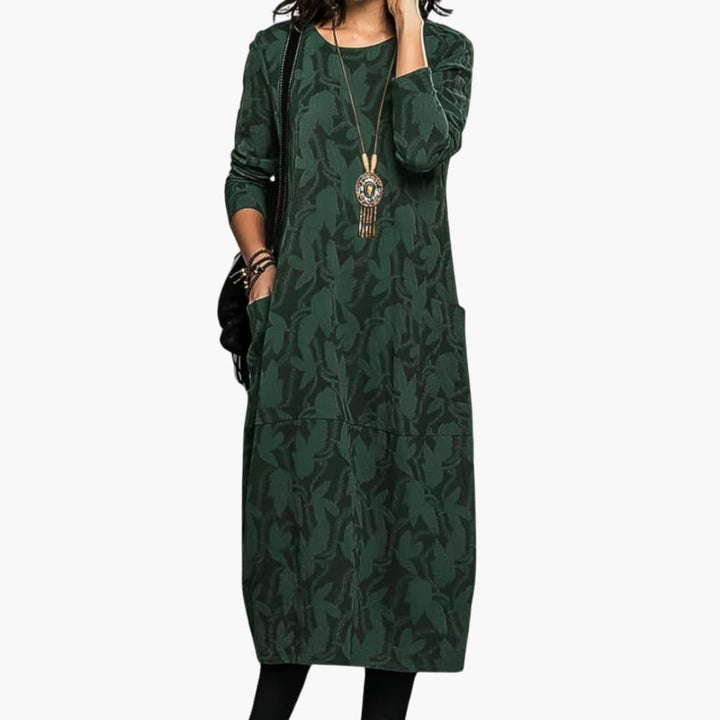 Casual Long Sleeve Winter Dress – Stylish &amp; Warm for Women -  Made By Riley