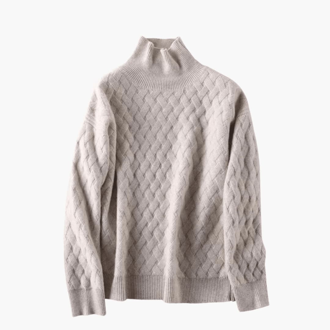 Cozy Oversized Turtleneck Sweater – Chic &amp; Warm for Women