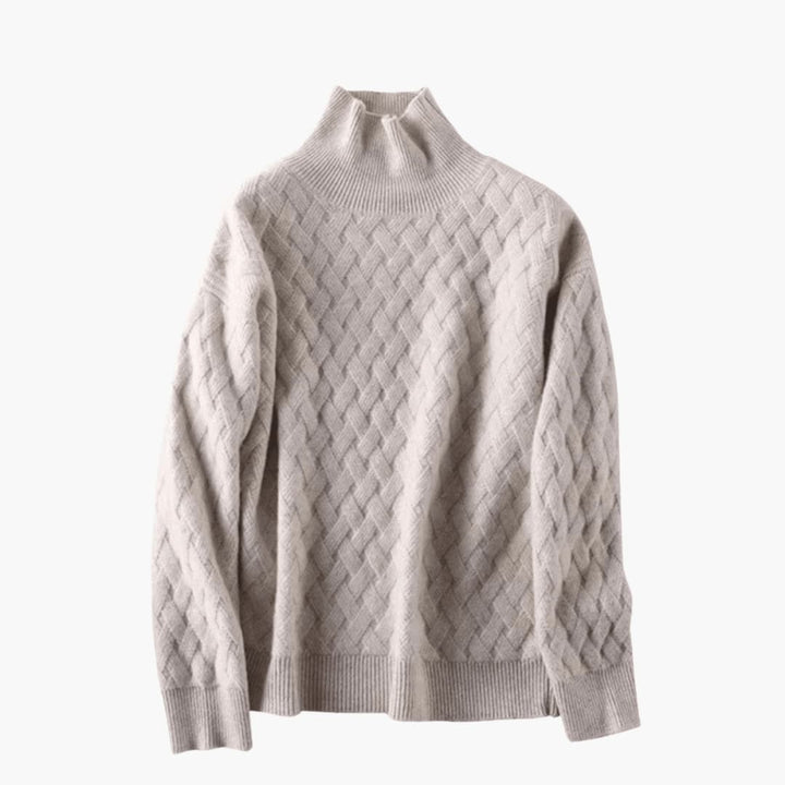 Cozy Oversized Turtleneck Sweater – Chic &amp; Warm for Women