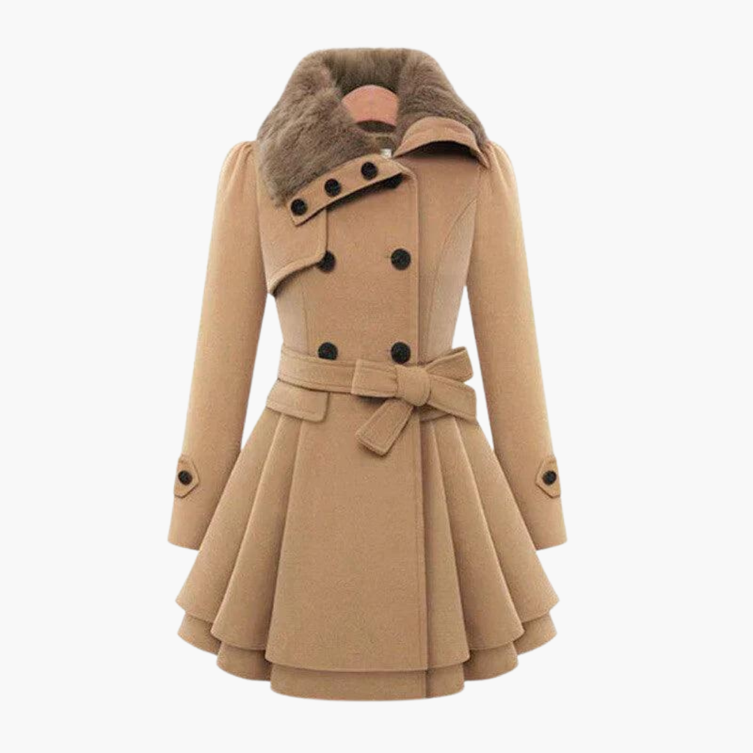 Women’s Trench Coat with Belted Waist