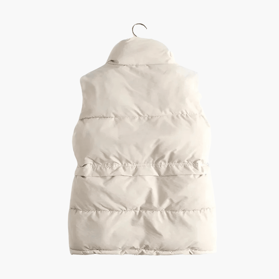 Women’s Quilted Puffer Vest with Slim Fit and Lightweight Insulation
