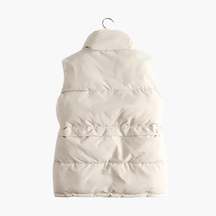 Women’s Quilted Puffer Vest with Slim Fit and Lightweight Insulation