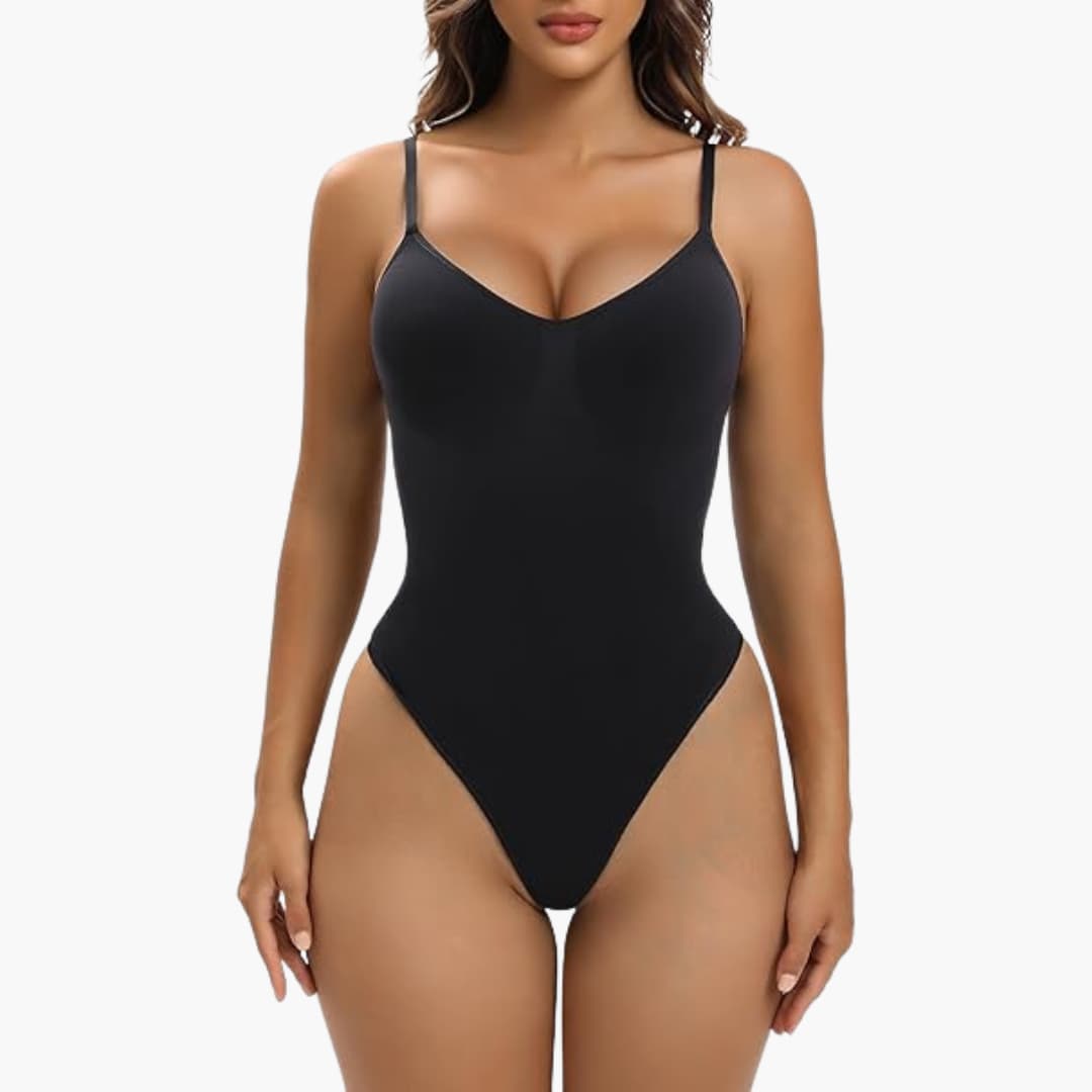 Women’s Bodysuit Shapewear with Tummy Control and Seamless Design