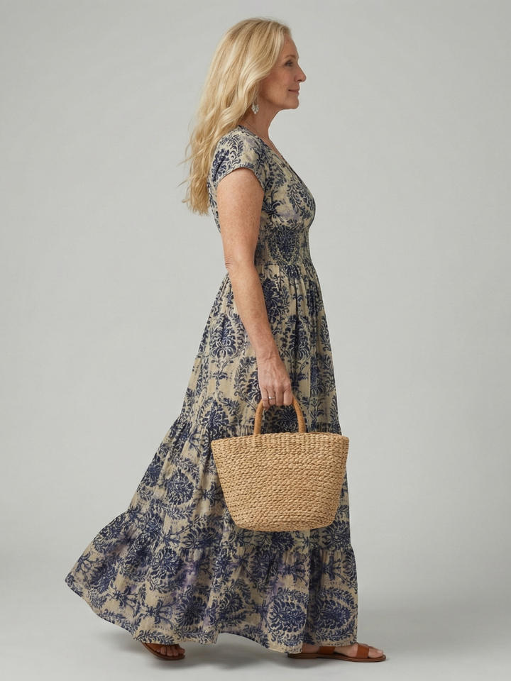 Melior | Printed Flow Maxi Dress