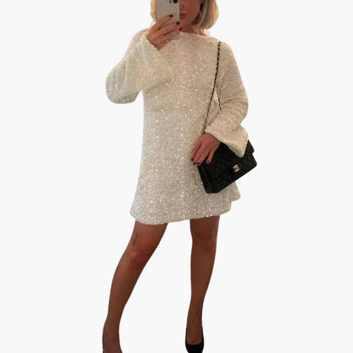 Women’s Mini Dress with Bow-Back Detail