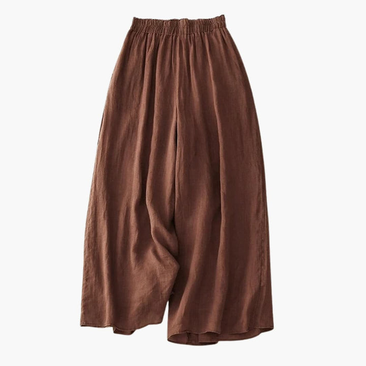 Women’s Wide-Leg Pants with Elasticated Waistband