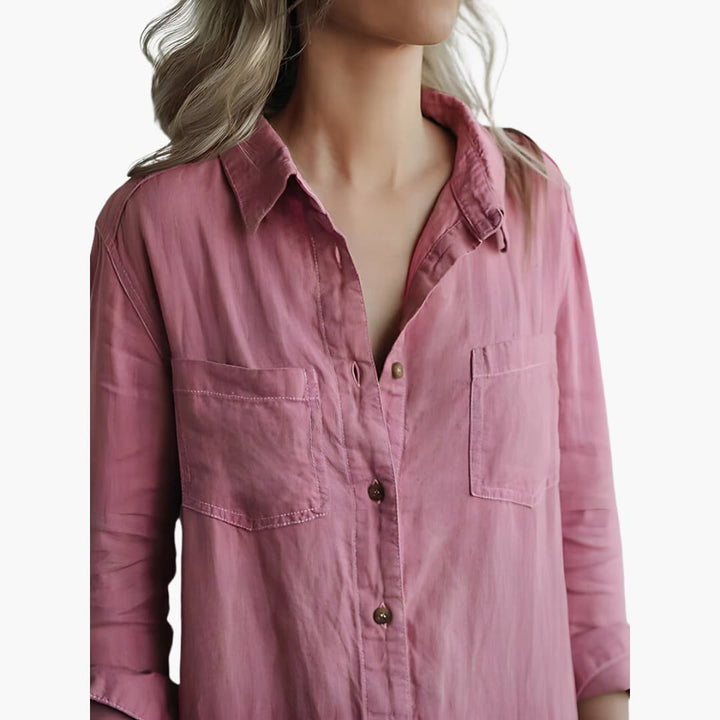 Women’s Long Sleeve Jumpsuit with Straight-Leg Fit